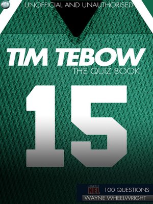 cover image of Tim Tebow - The Quiz Book